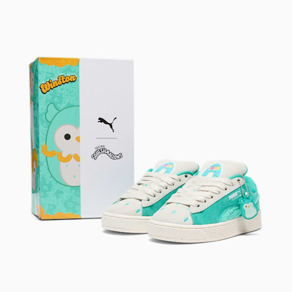 puma Glory x SQUISHMALLOWS Suede XL Winston Big Kids' Sneakers, puma Glory Cell Alien Og Men S White Navy Green Low Athletic, extralarge
